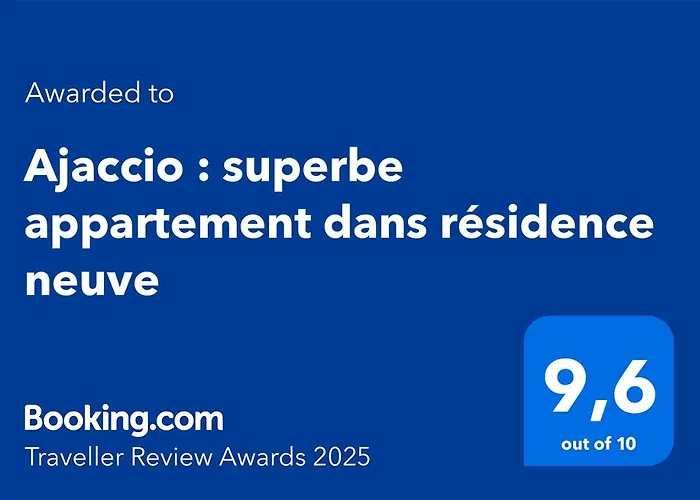 Ajaccio : Superbe Appartement Dans Residence Neuve